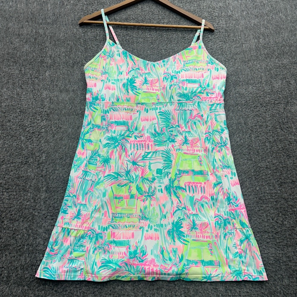 Lilly Pulitzer Adeli Perfect Match Meryl Luxletic Tennis Dress XL UPF 50+